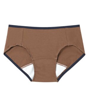  綿ベア天竺 カラーブロッキング サニタリーショーツ