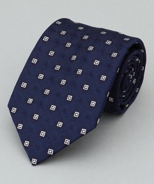  日本縫製/オリジナル柄【Fermo Fossati】ネクタイ_小紋柄