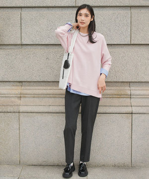 【ウエストゴム/14サイズ展開】beauty warm pants テーパード