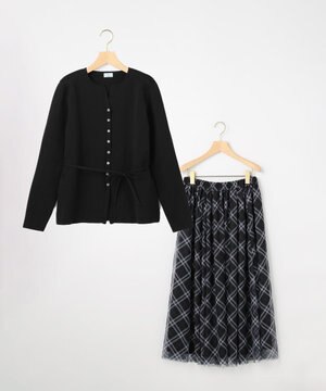  【先行予約】スポンディッシュニット ニットスカートセット