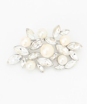 ビジューパール ブローチ