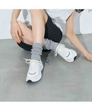  <MODE ET JACOMO>【軽量】厚底レースアップスニーカー