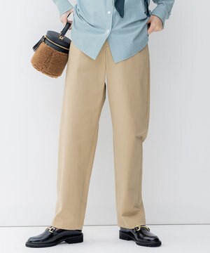  【洗える】ピーチストレッチ チノ パンツ