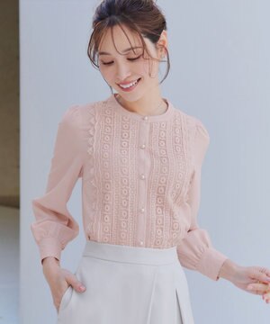  レースブラウス