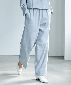  ライトスラブツイード ワイドパンツ