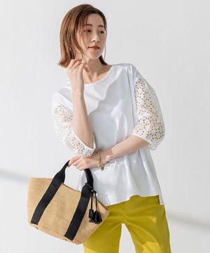  【好評につき新色追加】アイレットジャージー カットソー