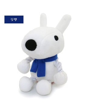  リサとガスパール であい柄 お座りトイ 《青マフラー リサ /  赤マフラーガスパール 》