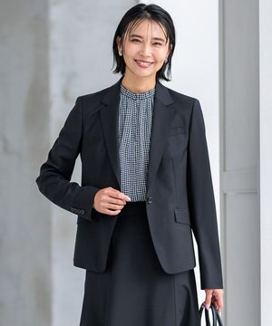  【新色追加/セットアップ対応】ラフィーネウール 一つ釦 ジャケット