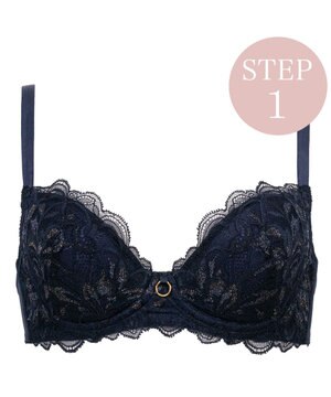  【BRADELIS New York / 育乳補整ブラ・STEP1 集める】ジャスミンステップ1ブラ25A2