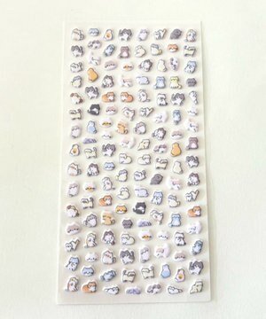  ちびぷっくりあにまるステッカー