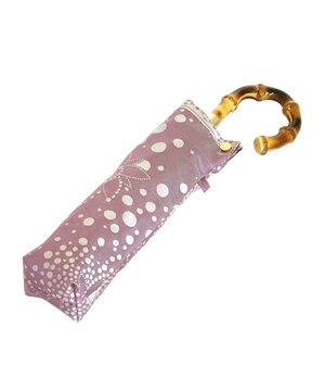  Kirie ドットフラワー アメジスト 折りたたみ傘