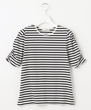 【UVケア・美人百花7月号掲載】ギャザースリーブ Tシャツ