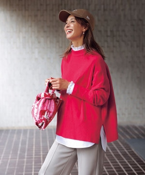 【新色追加】ふわふわ クルーネックニット