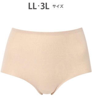  ショーツ やさしい肌あたり ズレ上がりにくい しめつけにくい 【綿の贅沢 フラットショーツ】 はきこみ丈ふかめ 3Lまで対応 大きいサイズ EC3100 ウイング／ワコール