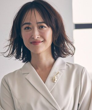  メタルラインパール調 ブローチ