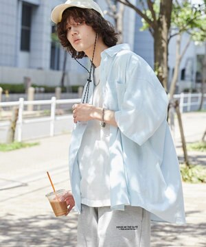  【ユニセックス着用ITEM/シワになりにくい】イージーケアオックスフォードシャツ（S）