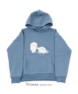 しろたん パーカー フード付き 《ロゴ柄》 S/M/L/XL レディース メンズ