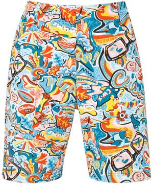  【WOMEN】 CW-X 【CHUMS (チャムス)コラボ】 レディースボトムス ハーフパンツ はっ水(本体) UVカット率90％以上（本体） ひざ上丈 レディース LNY520 /ワコール