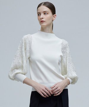  CLARISSE / ドッキングプルオーバーニット