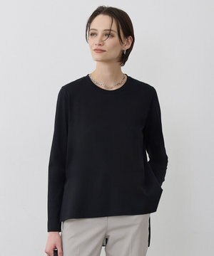  シフォンプリーツコンビ カットソー