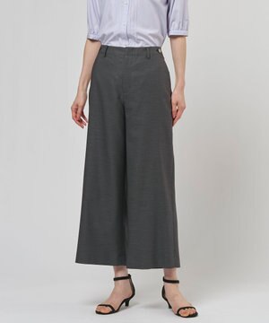  FLAXASAオックス ワイド ストレート パンツ