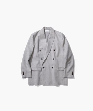  LINEN WOOL TWILL | ダブルジャケット