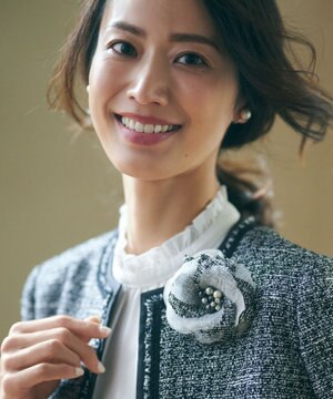  シャイン ツイード コサージュ