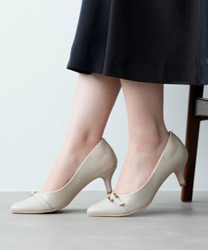  【22.5~24.5cm】ベルテッドレディライク パンプス