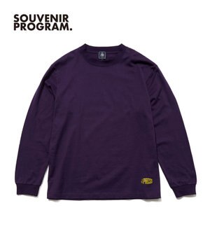  【J.PRESS ORIGINALS】【UNISEX】Cotton Jersey Small Logo Long Sleeve T-shirt