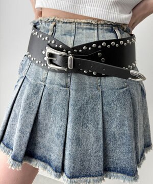  Lスタッズサッシュベルト
