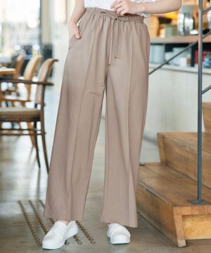  【おのののかさん着用】冷凛(ひやりん)カノコカットソーピンタックパンツ