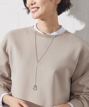  【3way】ダブルリングラリエット ネックレス