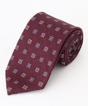  ライトウェイトウールシルク 小紋柄ネクタイ