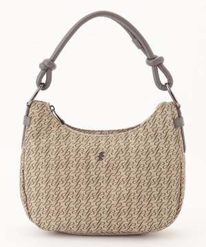 【撥水・2WAY】ナイロンノットワンショルダー バッグ