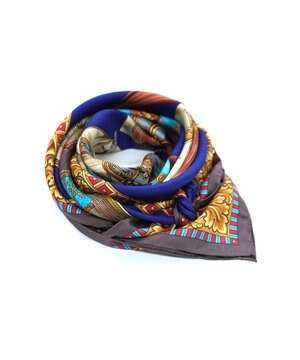  ＜秋の新作＞【伝統横濱スカーフ】演奏会  大判 シルクツイル スカーフ