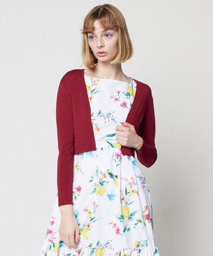  【接触冷感＆UVカット】【洗える】SQUARE BOLERO ボレロ