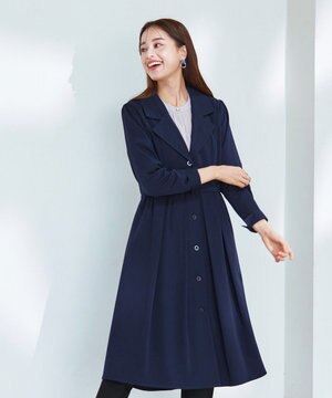 【洗える】フレアトレンチコート