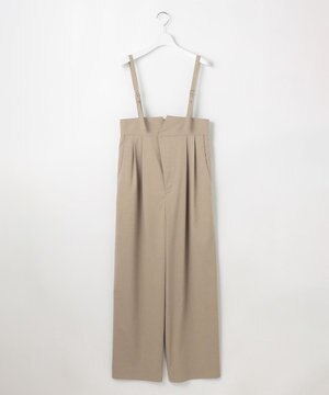  【GOLD LABEL】クリスピーリネンストレッチ サスペンダーパンツ