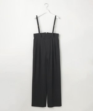  【GOLD LABEL】クリスピーリネンストレッチ サスペンダーパンツ