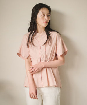 【ANSWER for シンプルベーシック】スリットスリーブペプラムブラウス