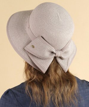 【UV97%以上カット・吸水速乾・抗菌防臭・洗える・サイズ調整可】BACK RIBBON HAT ハット
