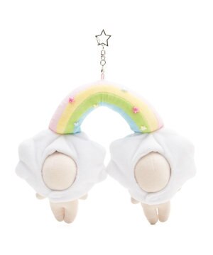  【痛バ＆推し活グッズ】ぬいなかよしレインボー10cm