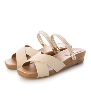  <ing>クロスベルトストラップサンダル