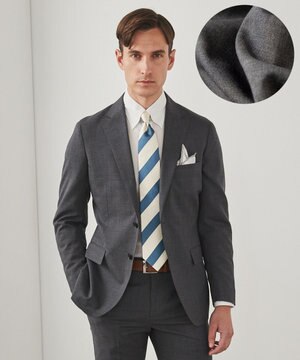  新色追加/セットアップ対応【ウォッシャブル/シワになりにくい/ストレッチ】ウォッシャブル ウールジャケット(25年モデル)