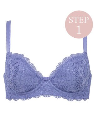  【BRADELIS New York / 育乳補整ブラ・STEP1 集める】ジャスミンステップ1ブラ25A1 補正下着 ブラジャー