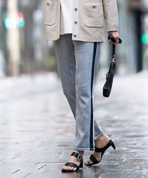  【洗える】USUKARU DENIM ヴィンテージストレート デニムパンツ