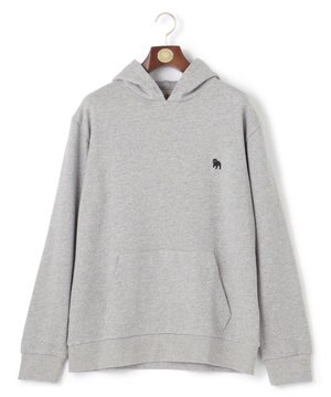  【UNISEX】ワンポイントバックブルドック パーカー