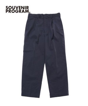  【J.PRESS ORIGINALS】【UNISEX】High Power Stretch Mechanical 1Tuck Slacks / New Wide Piped Stem