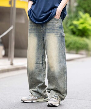  【ユニセックス着用ITEM】イージーバレルレッグペインターパンツ