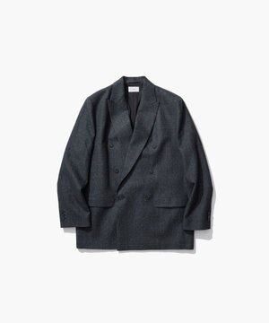  LINEN WOOL TWILL | ダブルジャケット